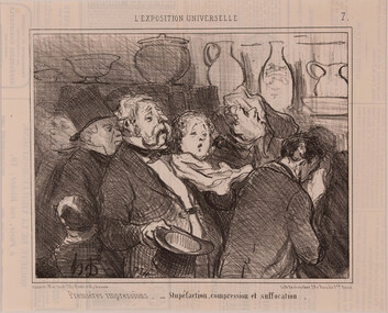 Artwork, other - 670 Premieres impressions: Stupefaction, Honore Daumier