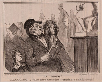 Artwork, other - 2672 Ao .....Shocking, Honore Daumier