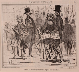 Artwork, other - 2679 Effets du tourniquet, Honore Daumier