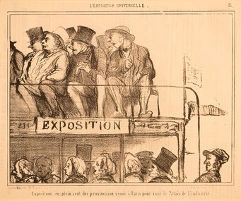 Artwork, other - 2694 Exposition en plein vent des provinceaux, Honore Daumier