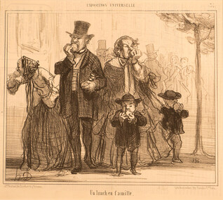 Artwork, other - 2700 Un lunch en famille, Honore Daumier