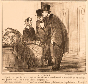 Artwork, other - 2988 A l'Odeon, Honore Daumier
