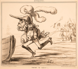 Artwork, other - 3149 Sauvant la caisse, Honore Daumier