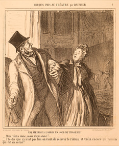 Artwork, other - 3265 Une Meprise a l'Odeon, Honore Daumier