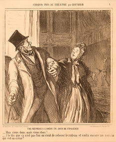 Artwork, other - 3265 Une Meprise a l'Odeon, Honore Daumier