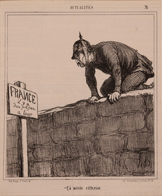 Artwork, other - 3569 Ca merite reflexion ...1867, Honore Daumier