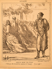 Artwork, other - 3579 Reflexion intime d'un epicer, Honore Daumier