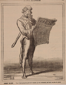 Artwork, other - 3884 Robert Macaire : Tiens! Tiens !, Honore Daumier