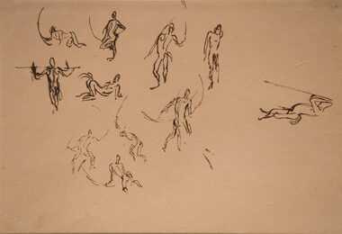 Artwork, other - New Guinean Natives 1950's, William Dobell