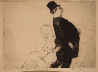 Artwork, other - Fortunately one has no aesthetic sense ! 1920 / 1930 ?, Will Dyson