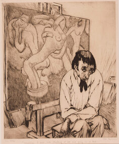 Artwork, other - Our Ultra Moderns "Sometimes I feel like chucking it all and going in for art ! 1928/1929, Will Dyson