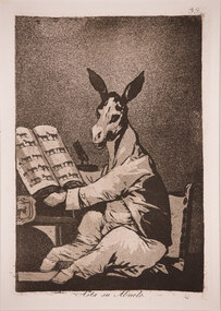 Artwork, other - As far back as Grandfather [Hasta su Abuelo] 1799, Francisco Goya