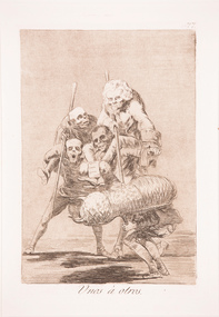 Artwork, other - Unos a Otros c. 1855 [1799], Francisco Goya