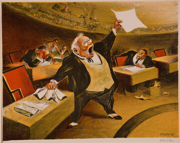 Artwork, other - The Senate c.1935, William Gropper