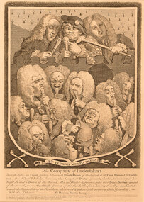 Artwork, other - The Company of Undertakers 1736, William Hogarth