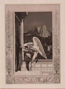 Artwork, other - [Cupid's Arrival] Plate 4 from the portfolio Amor und Psyche [Cupid and Psyche] 1880, Max Klinger
