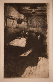 Artwork, other - Deliberations [Beratung] 1895, Kathe Kollwitz