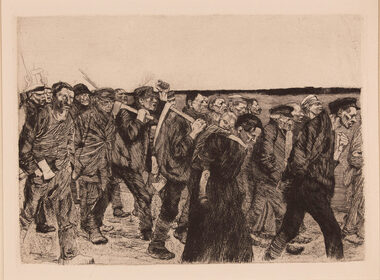 Artwork, other - Weavers on the March, Kathe Kollwitz