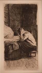 Artwork, other - Woman at the Cradle [Frau an der Wiege] 1897, Kathe Kollwitz