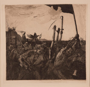 Artwork, other - Uprising [Aufruhr] 1899, Kathe Kollwitz