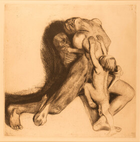 Artwork, other - Death and Woman [Tod und Frau] 1910, Kathe Kollwitz