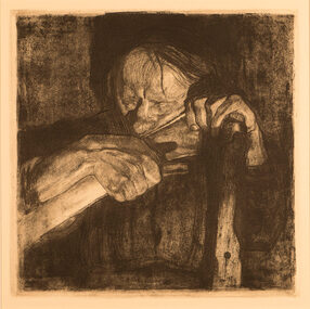 Artwork, other - Almost Whetted [Beim dengein]1905, Kathe Kollwitz