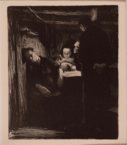 Artwork, other - Tod. Frau and Kind [Death, Woman and Child], Kathe Kollwitz