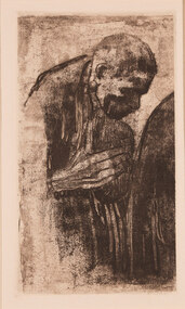Artwork, other - Tribute to Karl Liebknnecht [Gedankblatt fur Karl Liebknecht] (part) 1919, Kathe Kollwitz