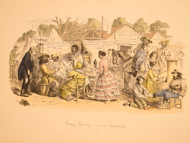 Artwork, other - Topsy Turvey or Our Antipodes c.1860, John Leech
