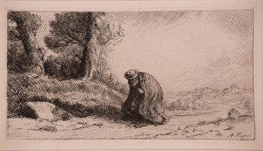 Artwork, other - Le Voyageur [The Traveller], Alphonse Legros