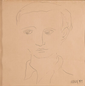 Artwork, other - [Untitled Face] 1959, Jan Likic