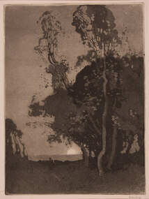 Artwork, other - Moonrise, Sydney Long