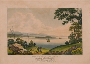 Artwork, other - River Tamar, Joseph Lycett