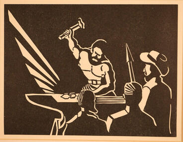 Artwork, other - The Blacksmith, Ernie   Macfarlane
