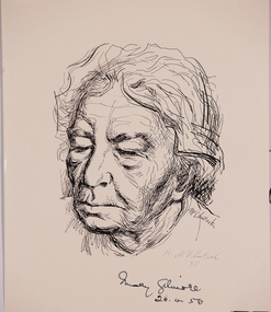 Artwork, other - Mary Gilmore 1953, Herbert McClintock