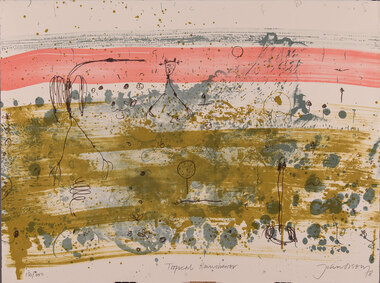 Artwork, other - Tropical Rain Shower - [ BODFORD Terrace Folio], John Olsen