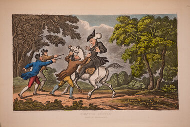 Artwork, other - Doctor Syntax Stopped by Highwaymen, Thomas Rowlandson