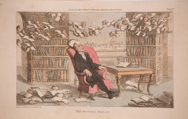 Artwork, other - The Doctor's Dream, Thomas Rowlandson