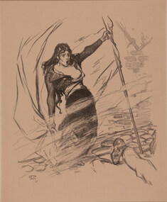 Artwork, other - The Last Refuge of Liberty c.1871, Theophile-Alexandre Steinlen