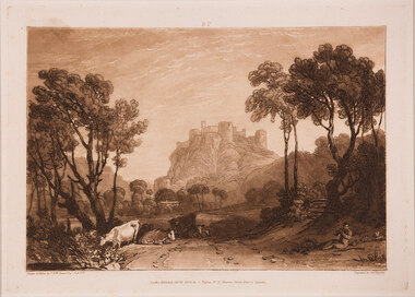 Artwork, other - The Castle Above the meadows, J. M. W. Turner