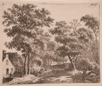 Artwork, other - The Bridge at the Cottage Doorway, Anthonie Waterloo