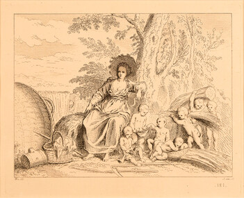 Artwork, other - [Untitled Pastoral Scene], Antoine Watteau [J.Nagle after]