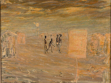 Artwork, other - Players of Roebourne Reserve 1980's, John Murray Wilson