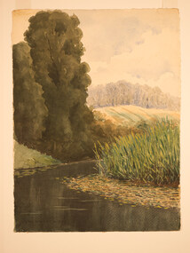 Artwork, other - [Untitled landscape] 1933, L. W. K. Wirth