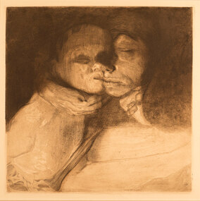 Work on paper - Mother and Child, Kathe Kollwitz