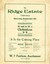 Land sales pamphlet advertising subdivisions available for purchase in The Ridge Estate, Cheltenham
