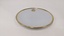 White underplate with gold edging and City of Moorabbin logo 