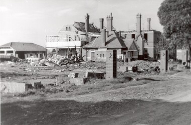Demolition site where the St John of God Home for Disadvantaged Boys once stood, making way for Southland Shopping Centre