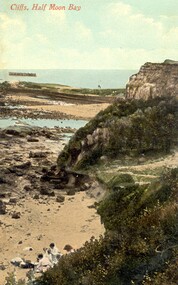 Postcard - Postcard, Colour, E. Soffa, Cliffs, Half Moon Bay, c. 1920