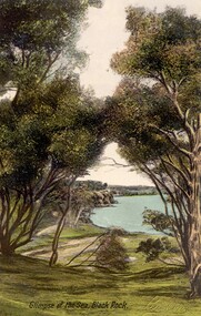 Postcard - Postcard, Colour, E. Soffa, Glimpse of the sea, Black Rock, c. 1920